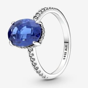 Sparkling halo ring Pandora